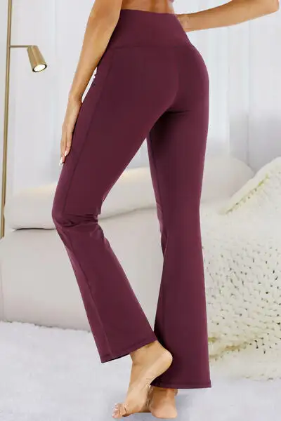Relaxed Pocketed High Waist Active Pants