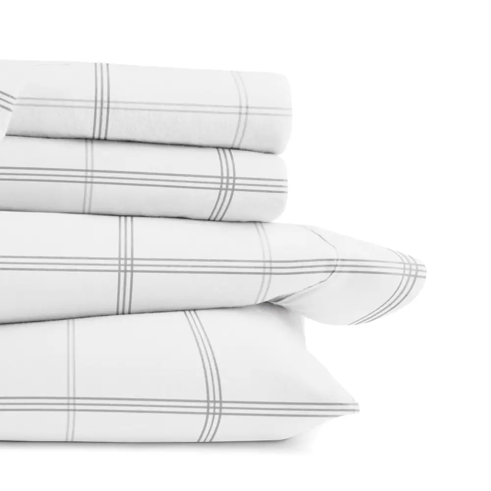 Checkered Flannel Sheet Set