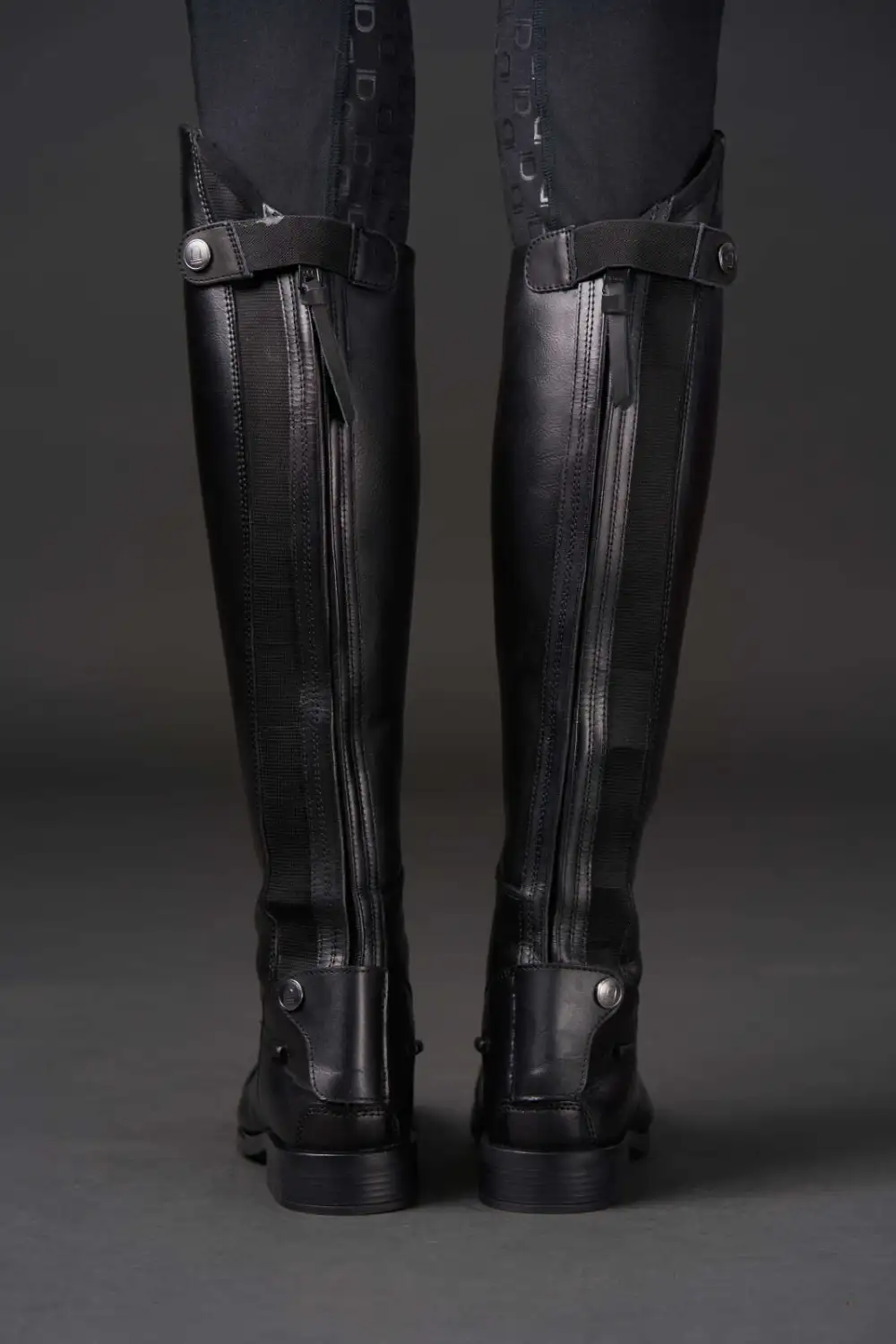 Faux Leather Riding Boots
