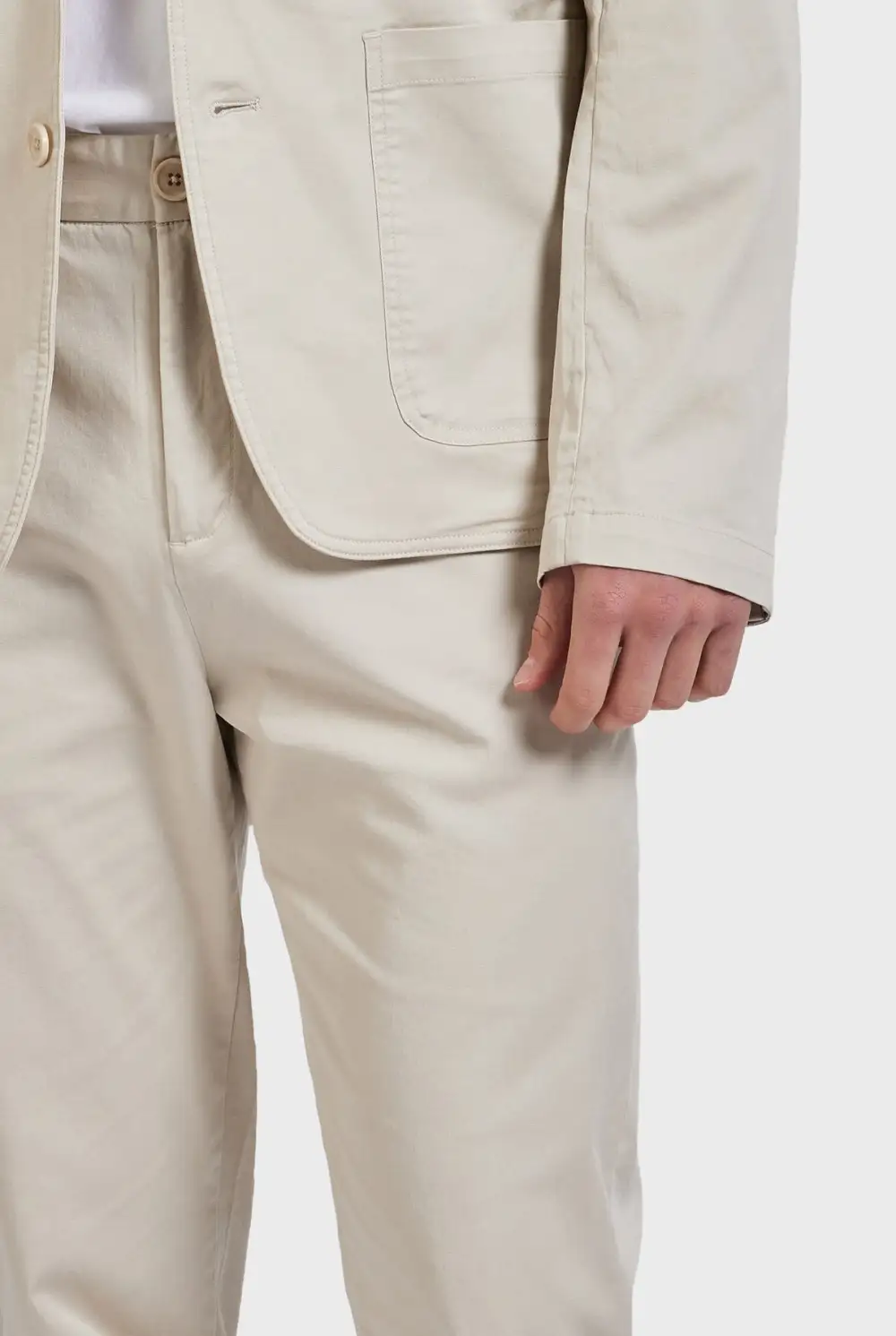 Slim Fit 5 Pocket Stretch Cotton Casual Pants