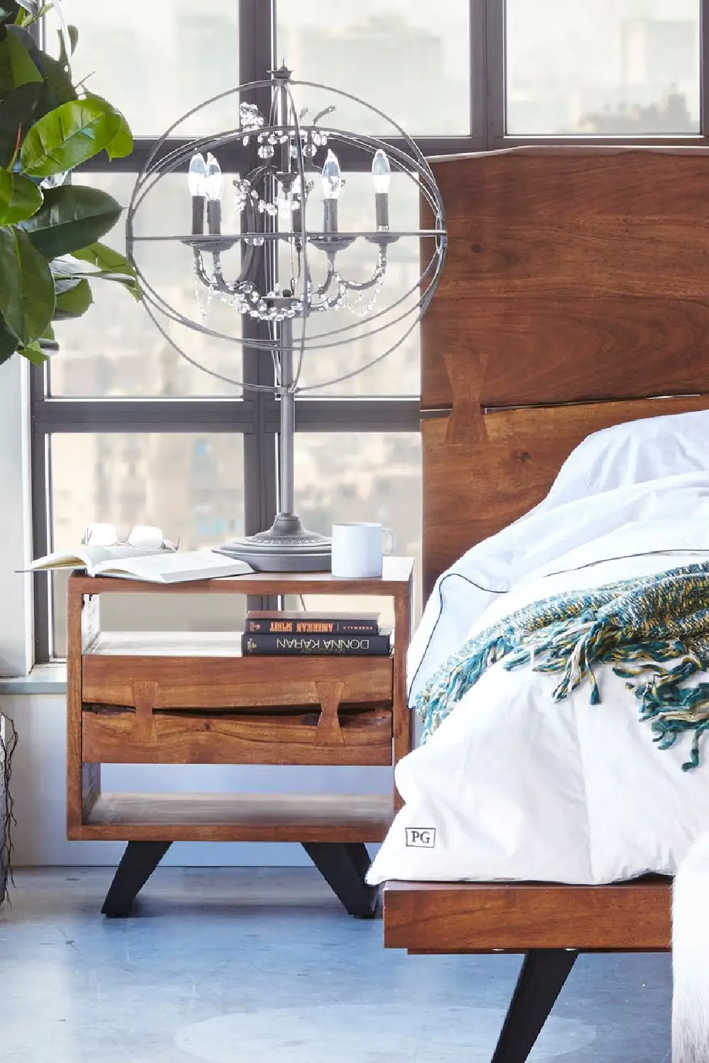 Classic Solid Acacia Drawer Nightstand