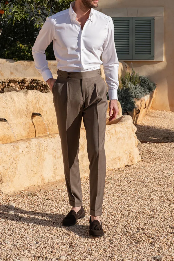 Brown Trousers Men'S Fashion