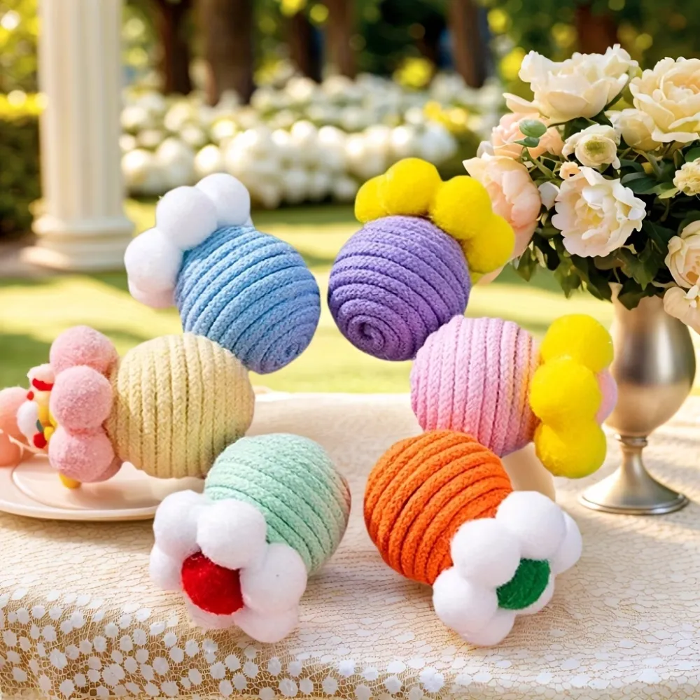 Pet Flower Bell Ball Toy