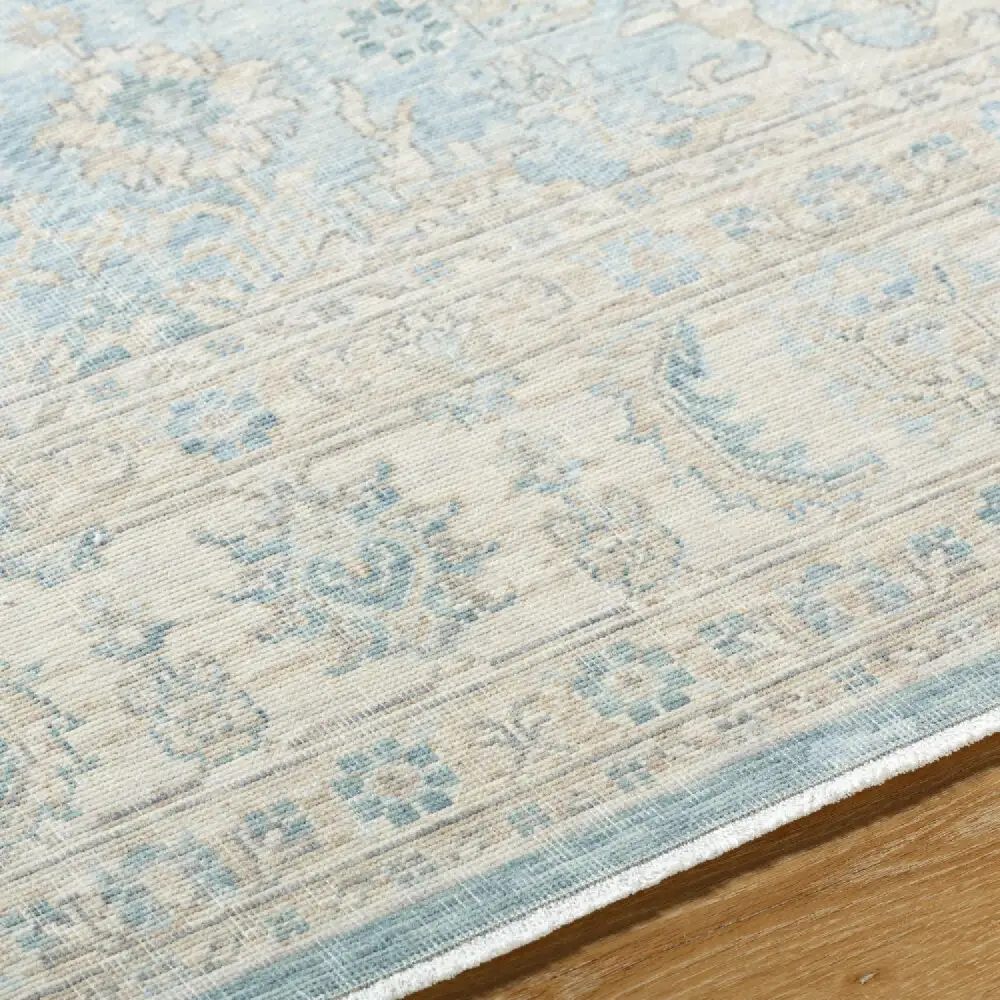 Wool Floral Print Carpet
