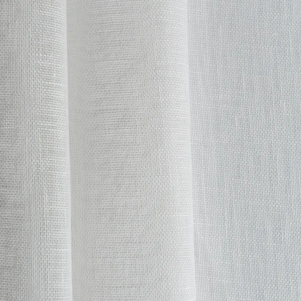 Voile Back Tab Linen Curtain
