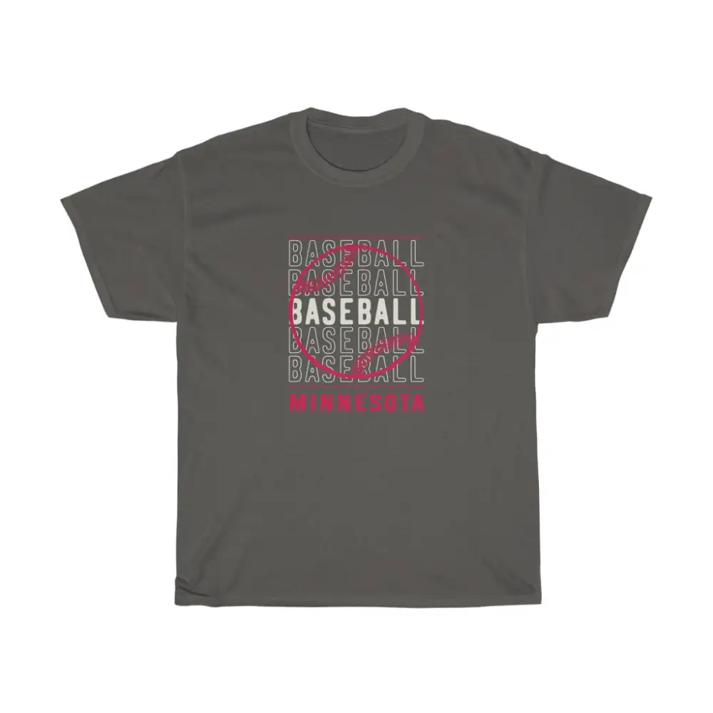 Baseball Minnesota with Baseball Graphic T-Shirt