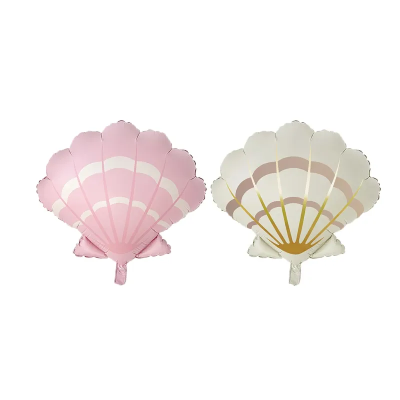 Pastel Seashell Mylar Balloons