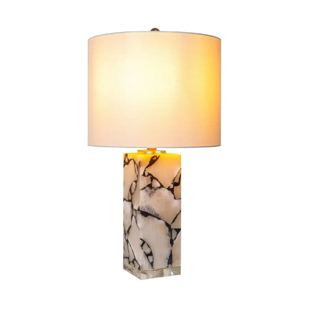 Modern Marble Crystal Metal Table Lamp