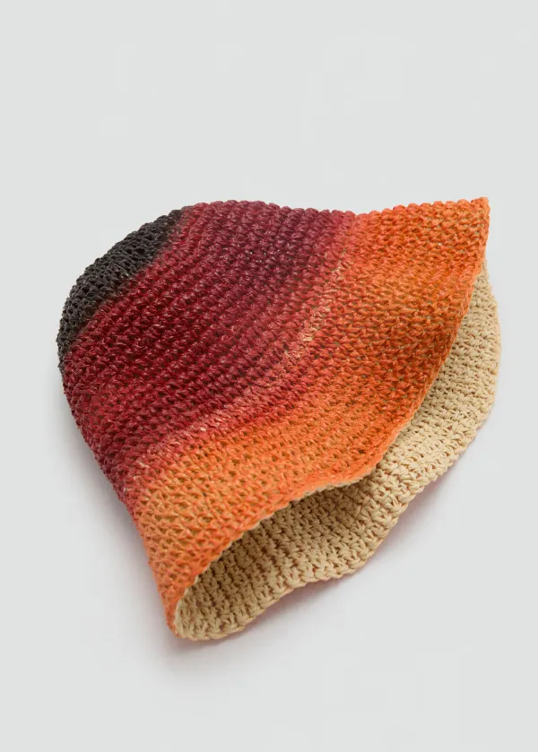 Casual Style Gradient Color Hat