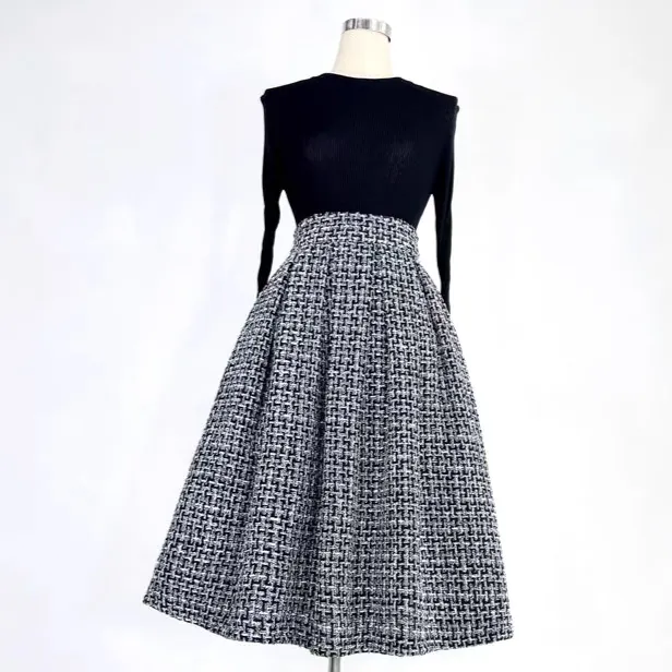 Street Everyday Casual Wool Skirt