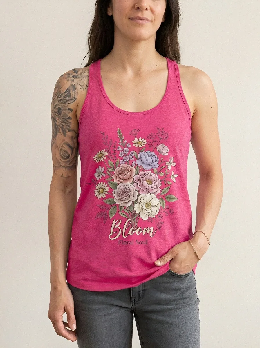 Floral Soul Bloom Tank Top