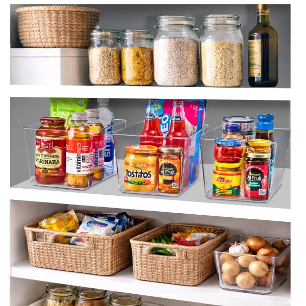 Clear Storage Bins With Handles