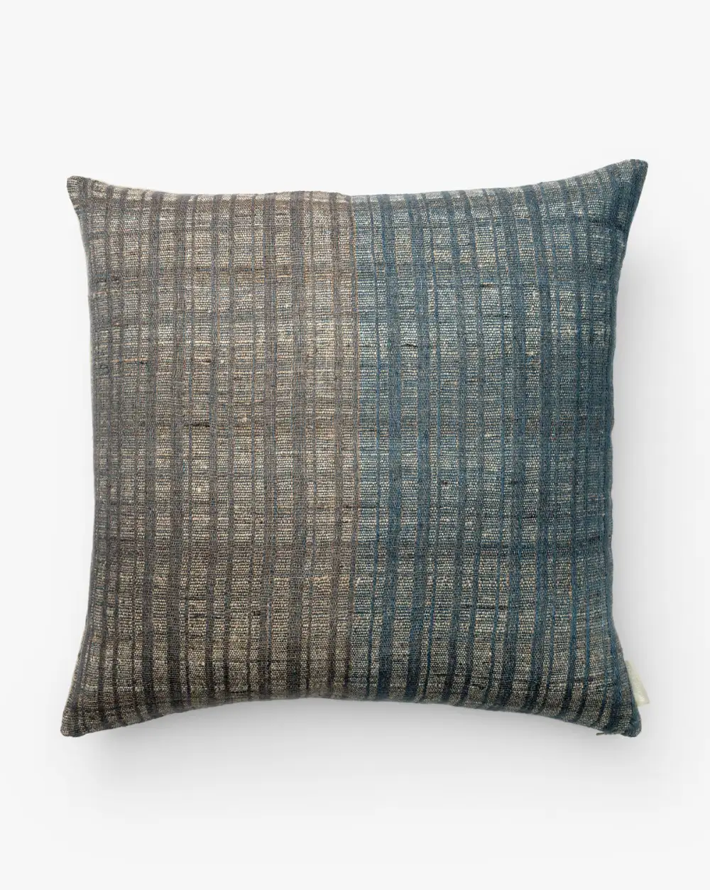 Striped Woven-Texture Pillow Cover