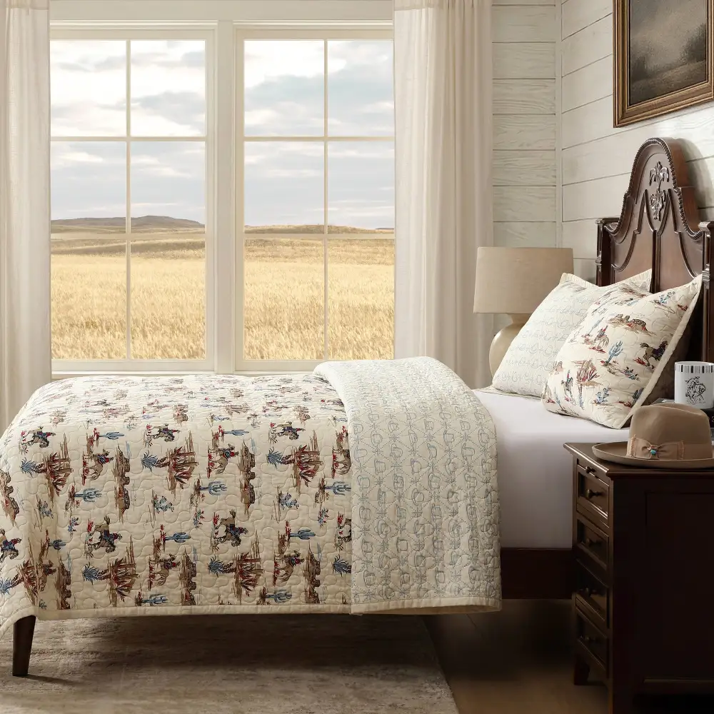 Reversible Quilted Quilt Set