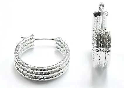 Polished Vintage-Inspired Hoop Earrings