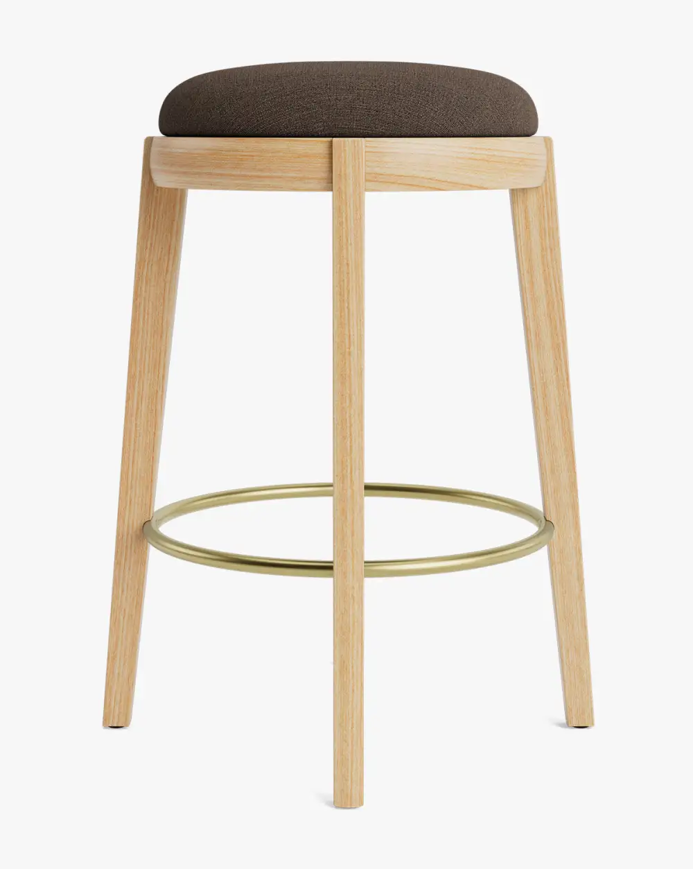 Modern Leather Counter Stool