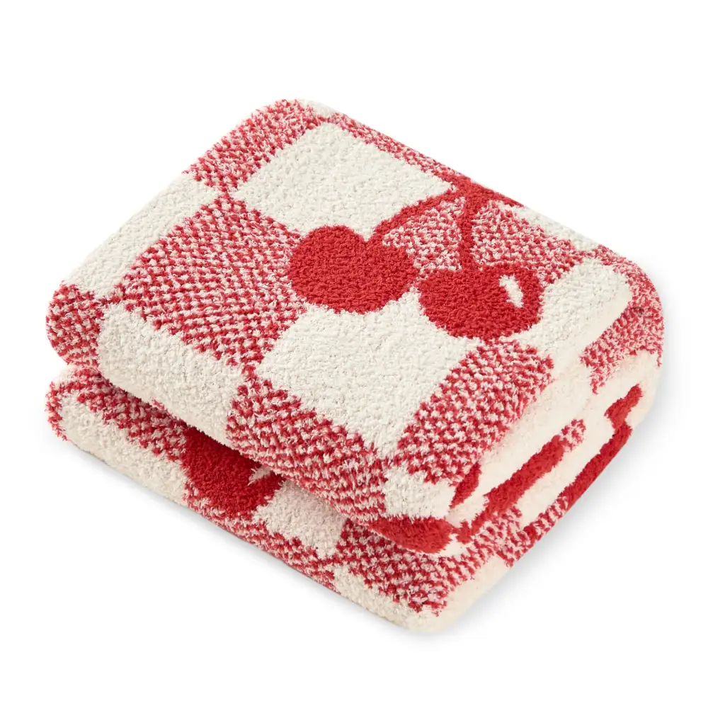 Cozy Cherry Blanket
