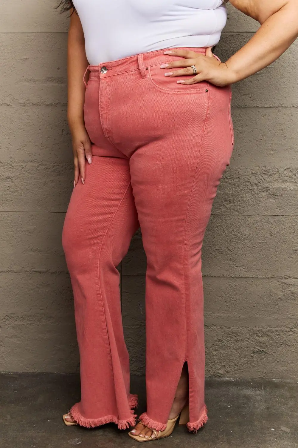 Drawstring Loose Fit Denim Jeans
