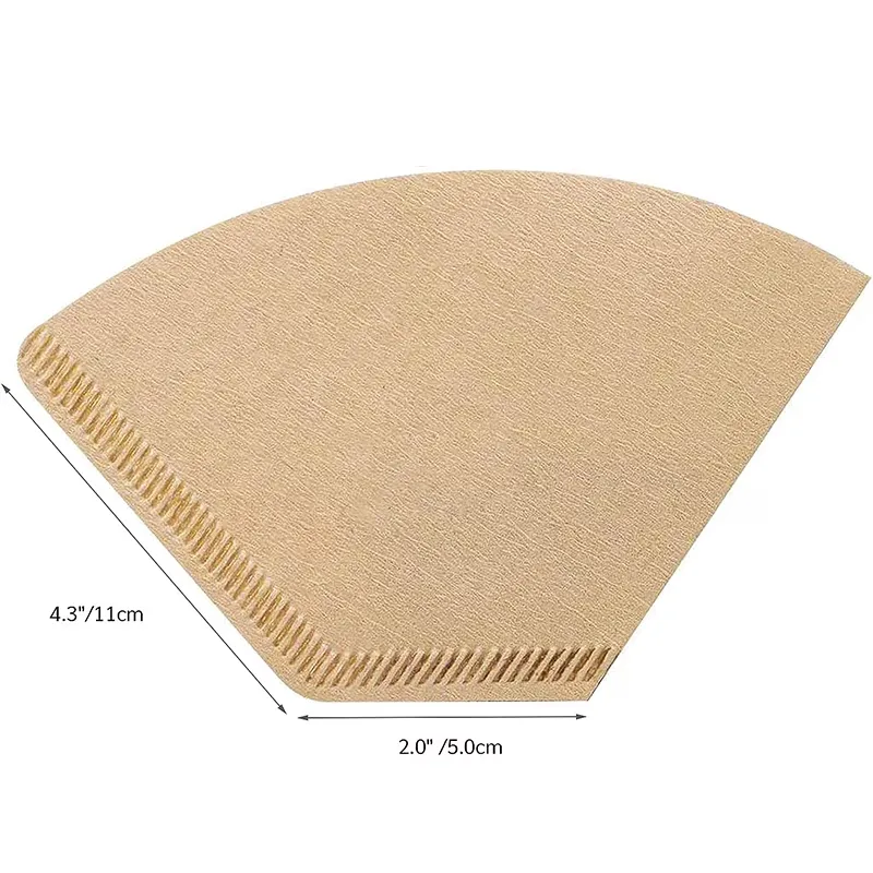 40 Pcs Natural Coffee Filter Papers