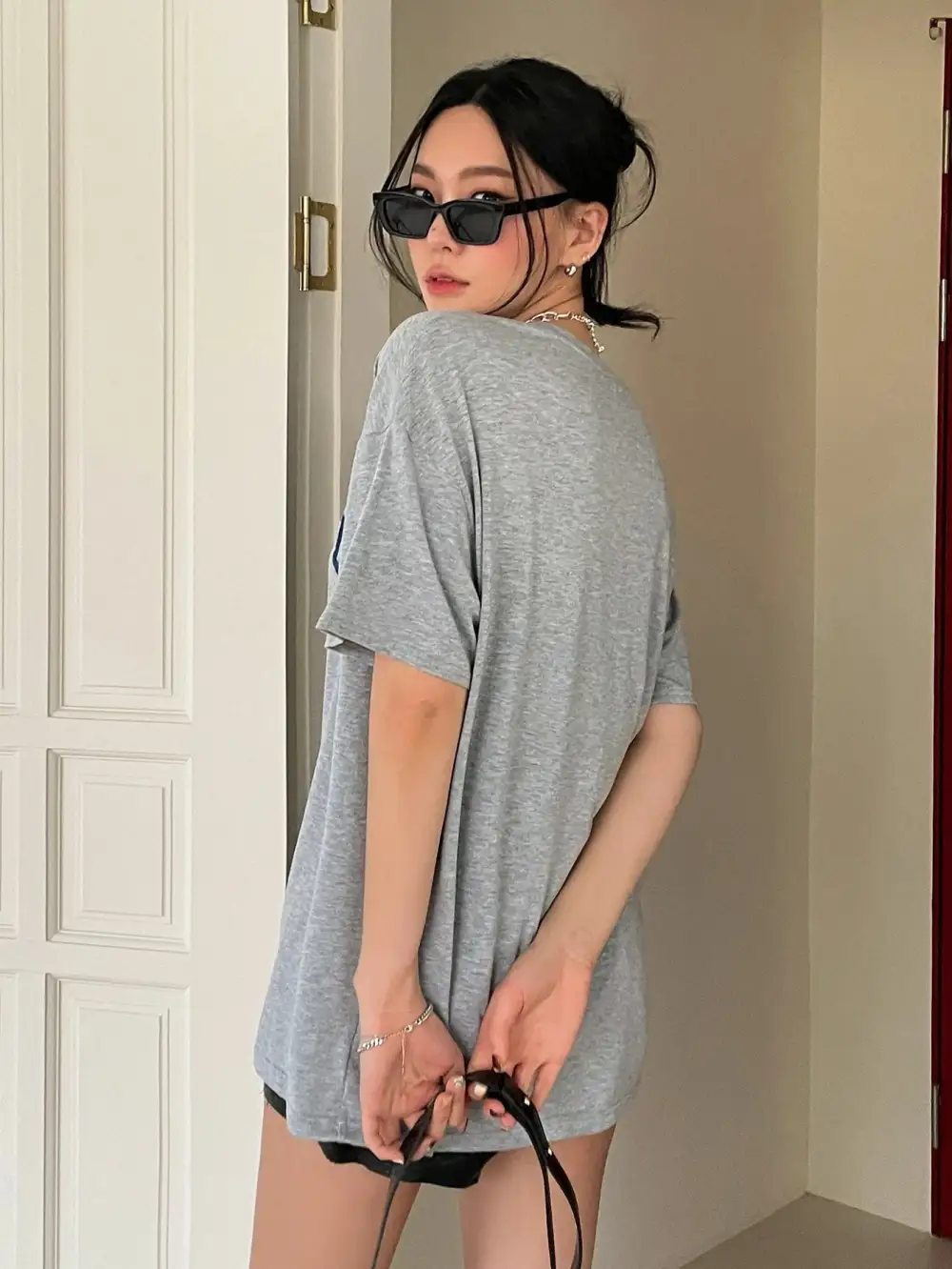 Drop Shoulder Oversized Fit Letter Graphic T-Shirt
