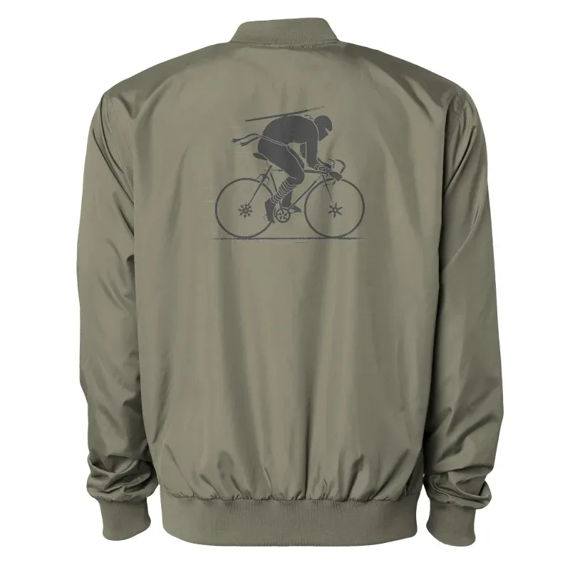 Edgy Ninja Cyclist Design Jacket
