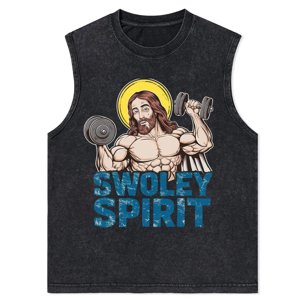 Swoley Spirit Christian Washed Tank Top