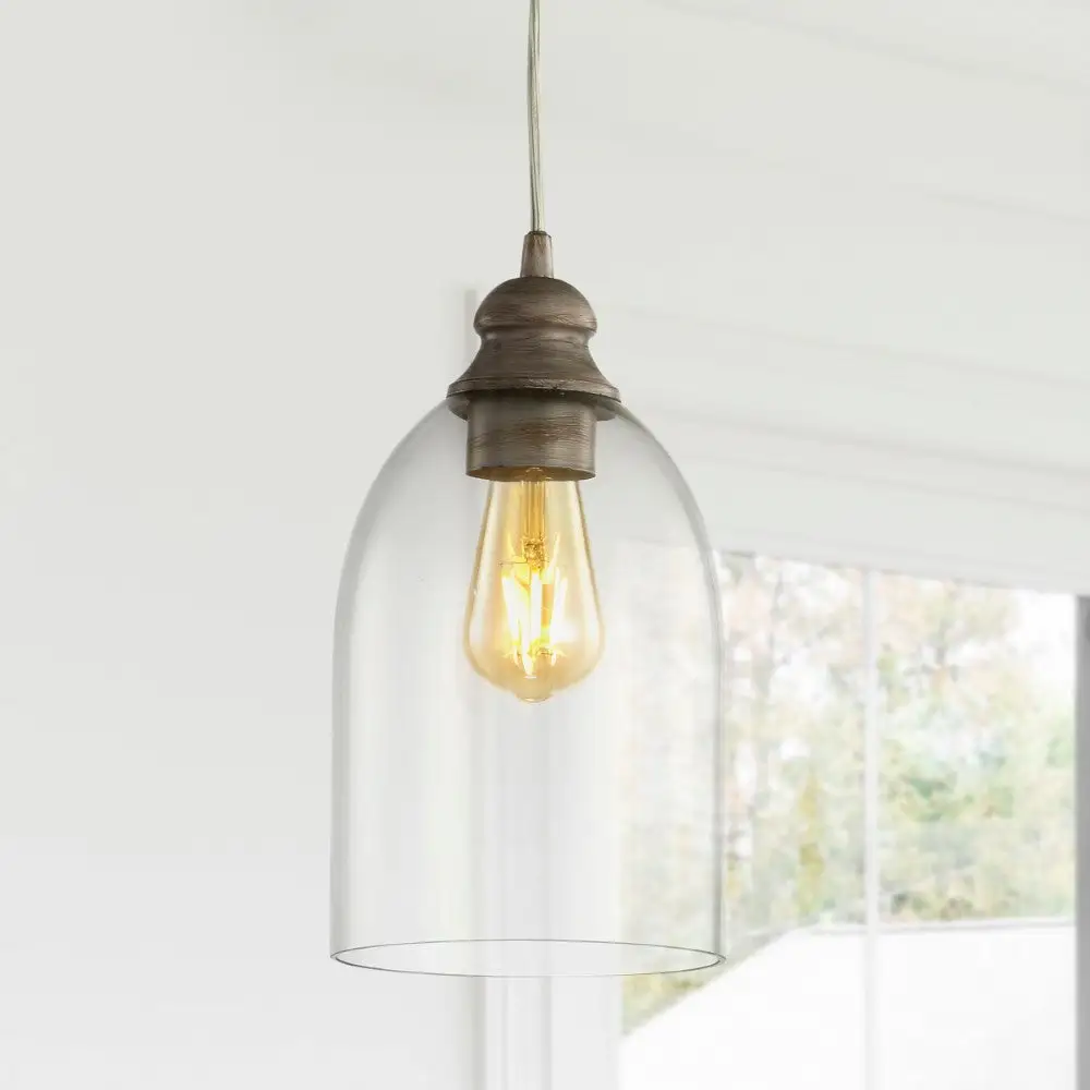 Adjustable Glass LED Pendant