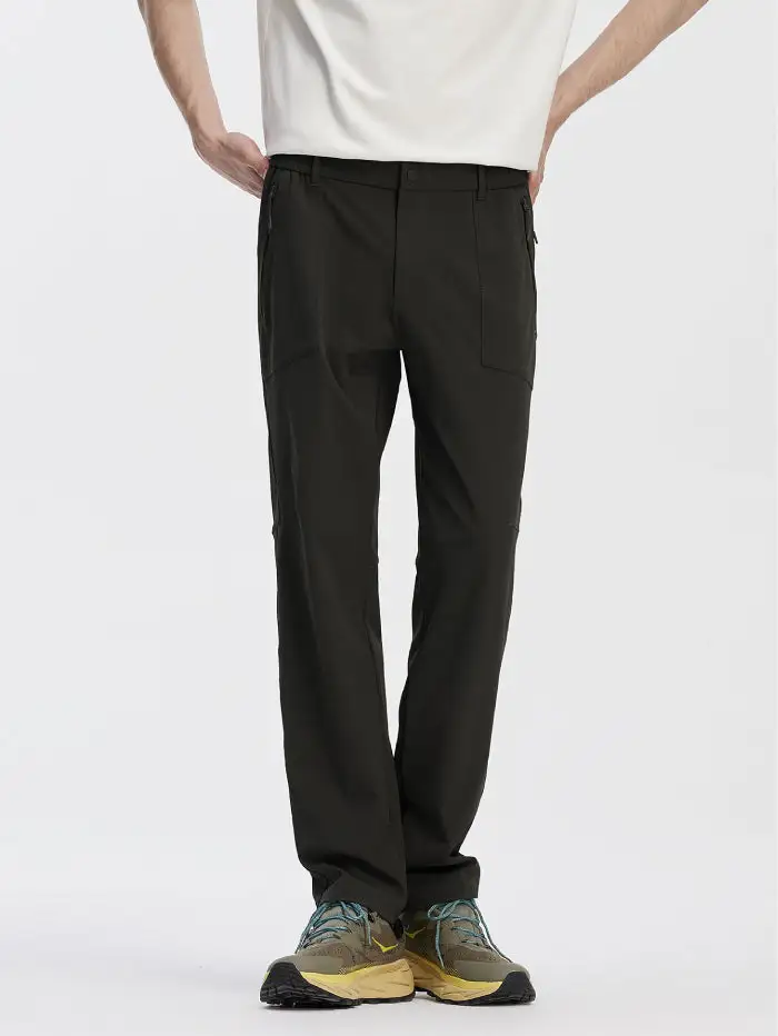 Men's Straight Open-weave Trousers