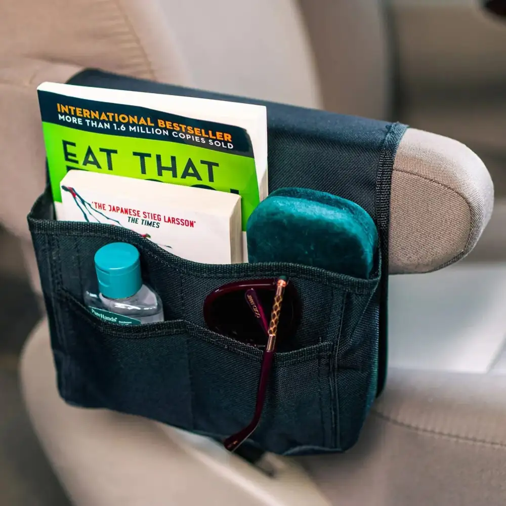 Triple Pocket Armrest Organizer