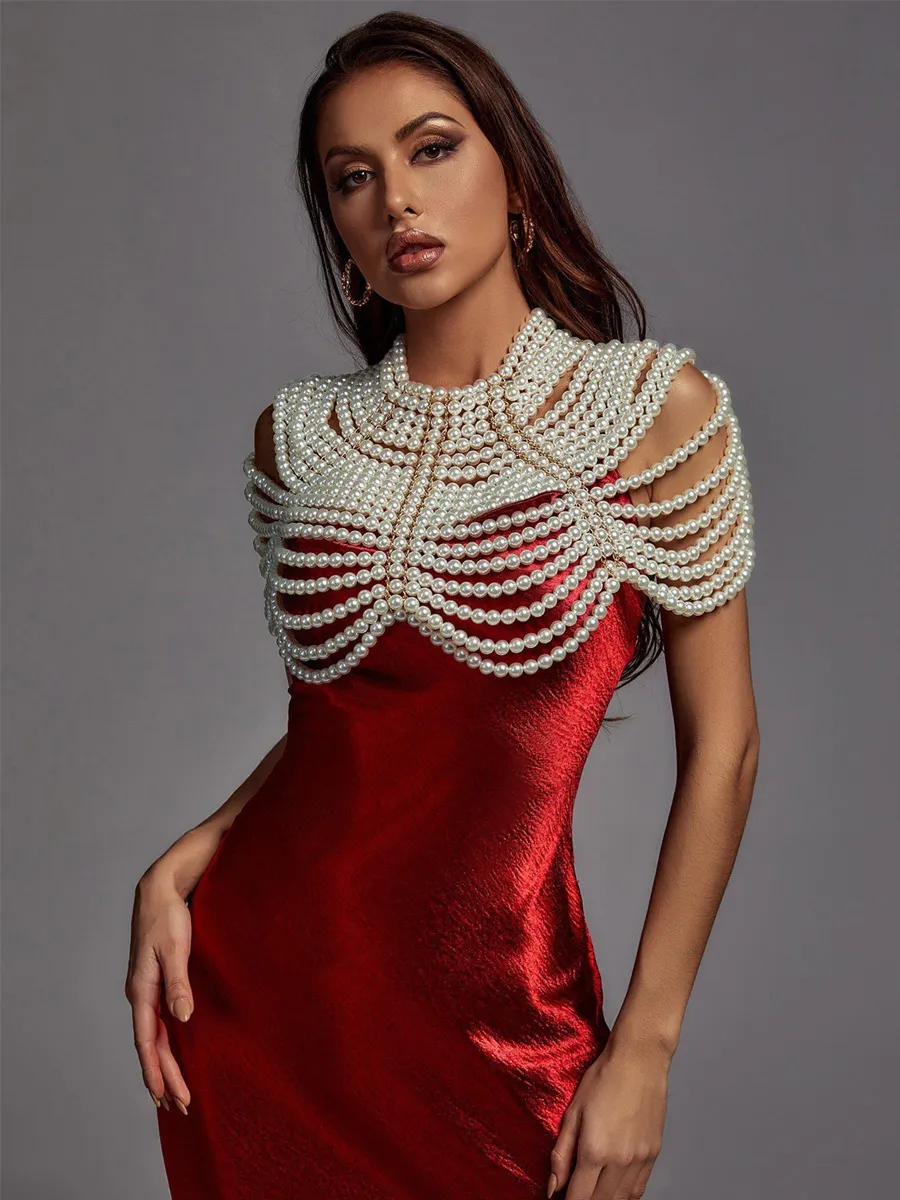 Katherine Pearl Shawl Top