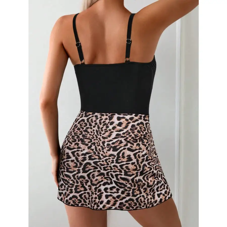 Women's Scoop-Neck Printed Swimsuit