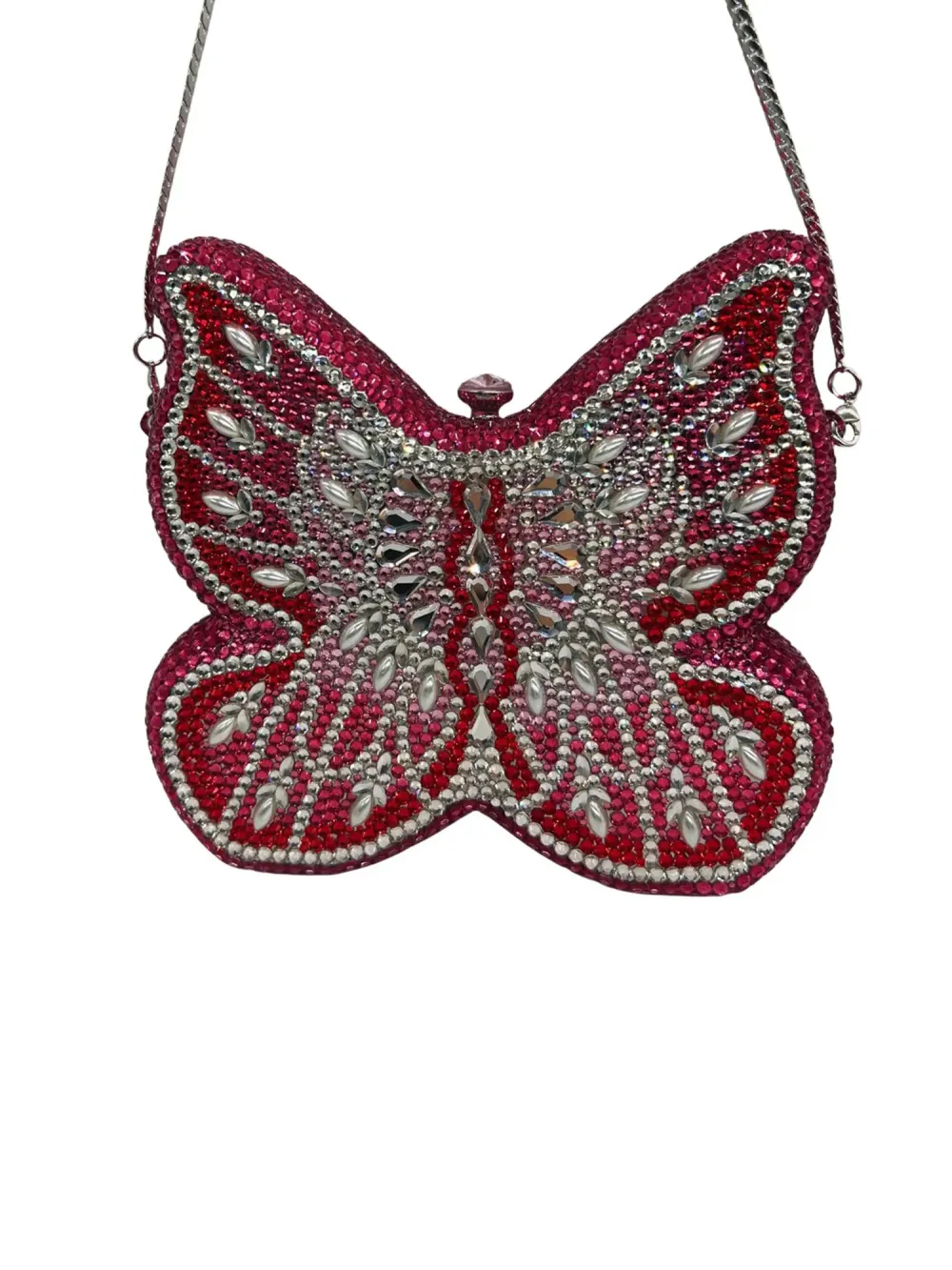 Kiera Rhinestone Butterfly Clutch