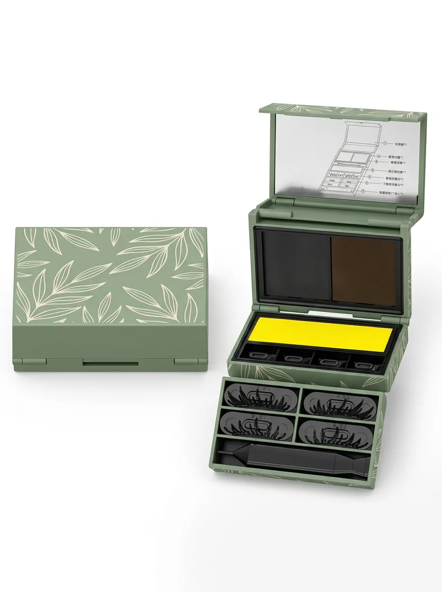 Botanical Leaf Design Eye Makeup Stamp Kit
