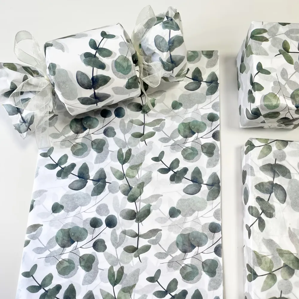 30 Pcs Eucalyptus Gift Wrapping Paper