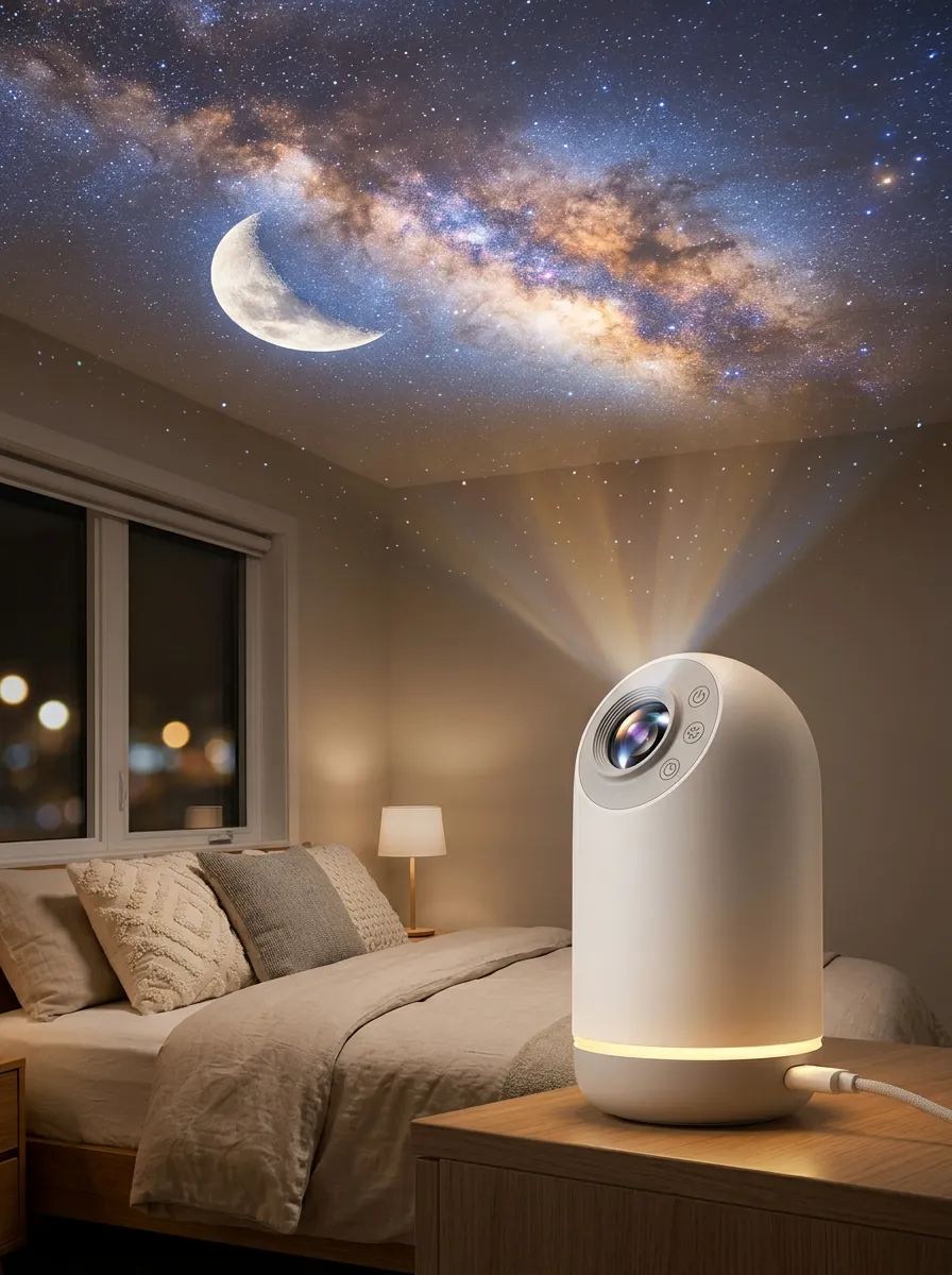 Galaxy Moon Night Light Starry Sky Projector Lamp