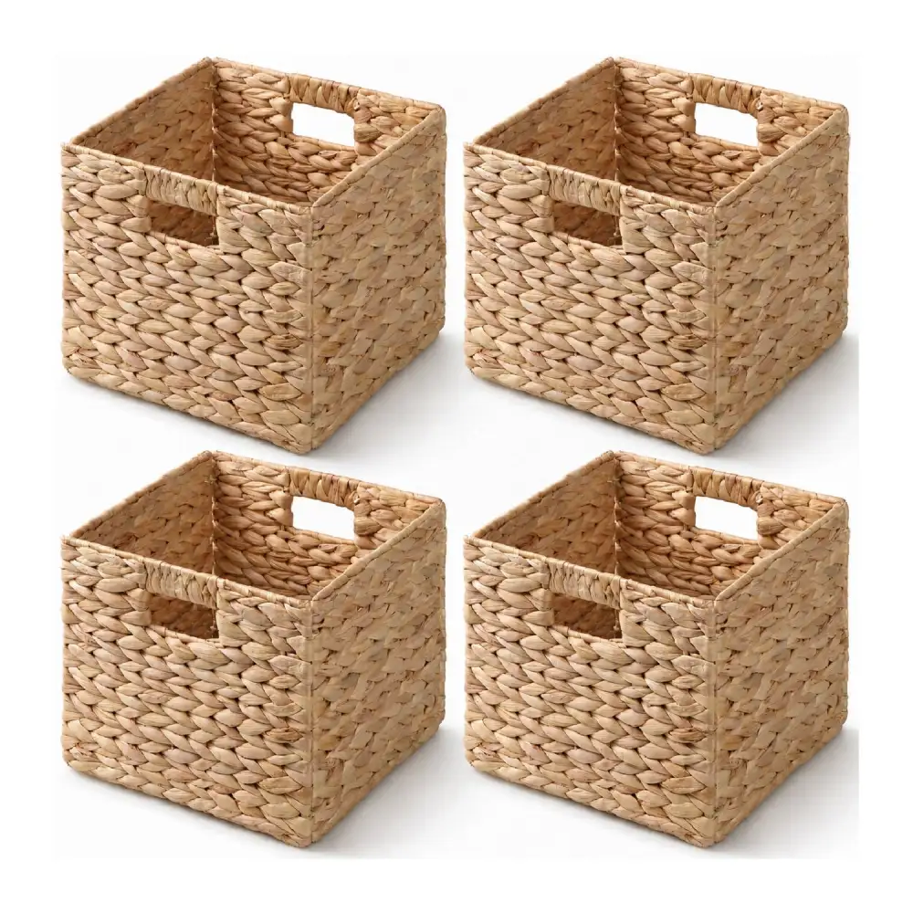 SOLHOME Water Hyacinth Storage Baskets