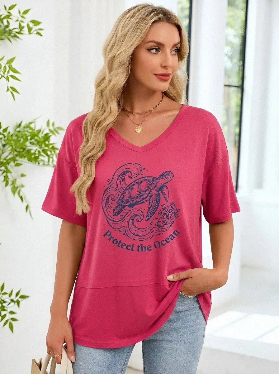 Ocean Lover Sea T-Shirt Classic