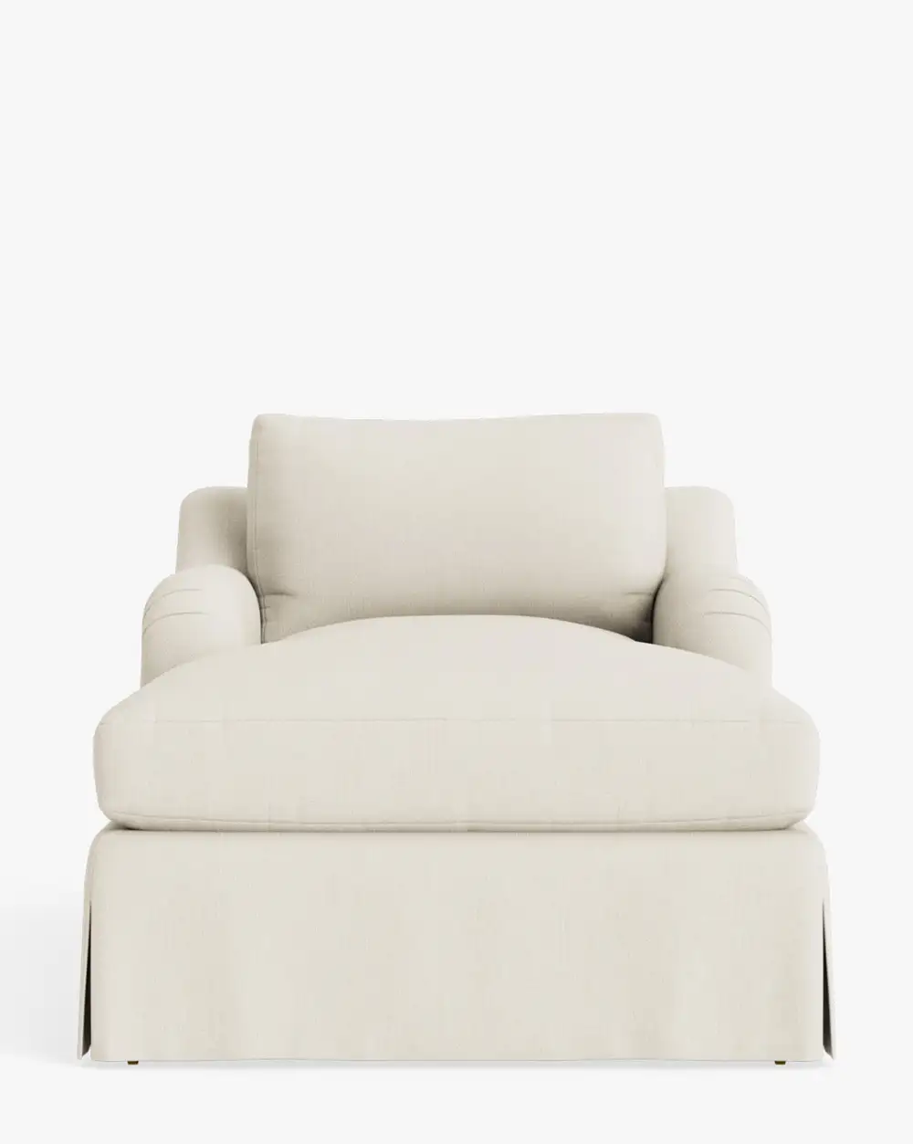 Traditional Wood Chaise