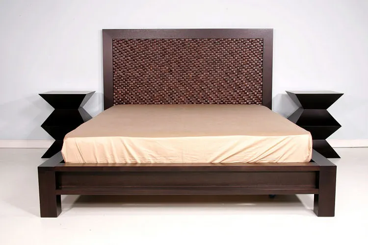 Classic Coconut Shell Platform Bed