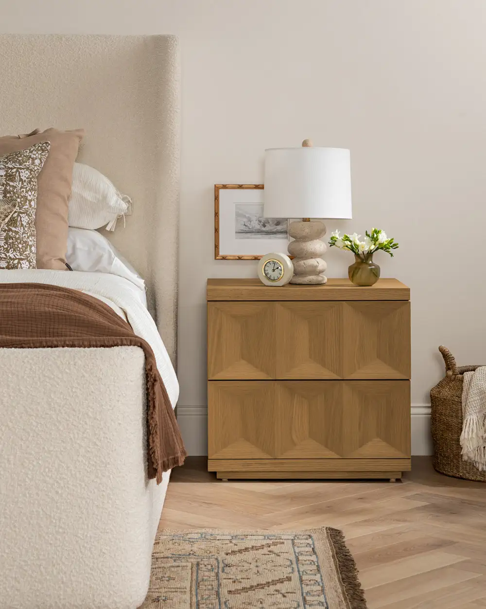 Modern Oak Nightstand