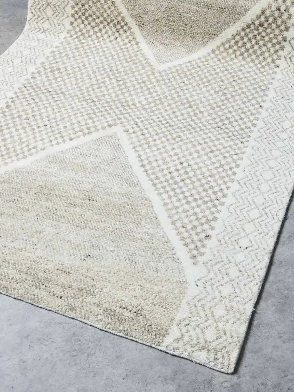 Wool Geometric Bohemian Area Rug