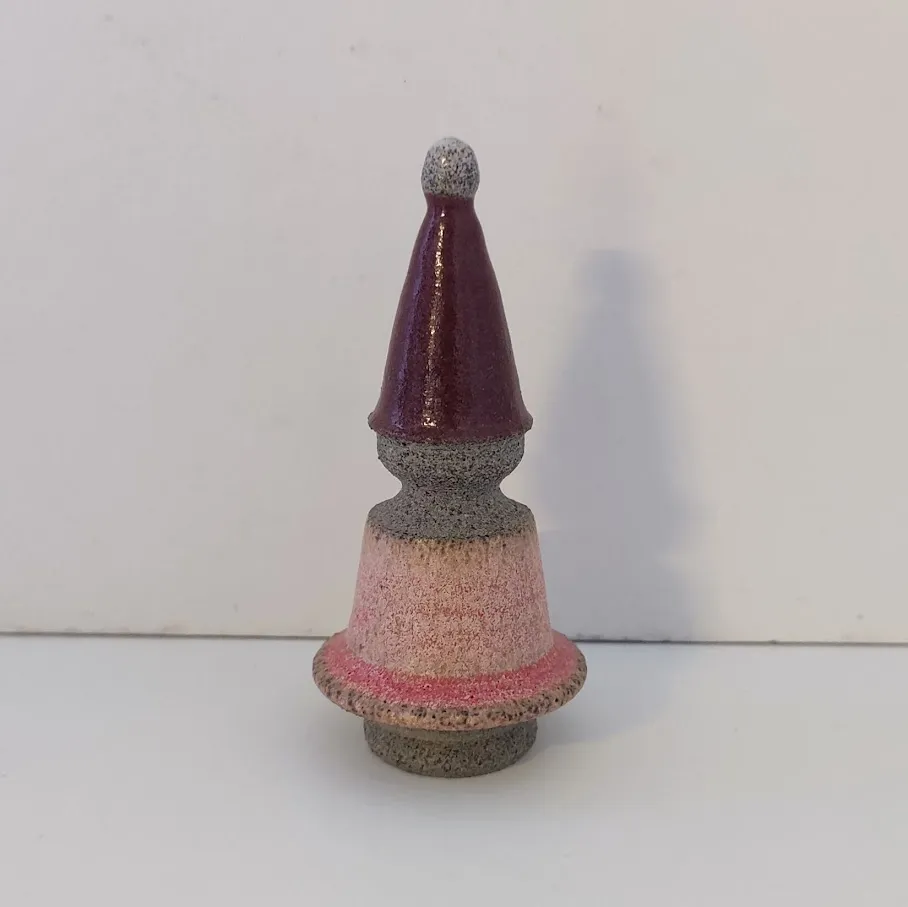 Handcrafted Ceramic Gnome Ornament
