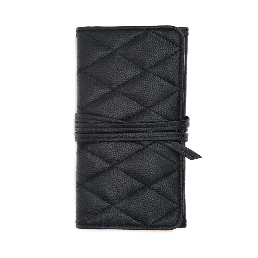 Leah Quilted Roll Jewelry Box