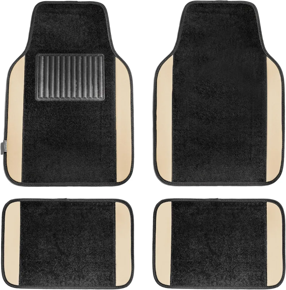 Universal Carpet Automotive Floor Mat Set