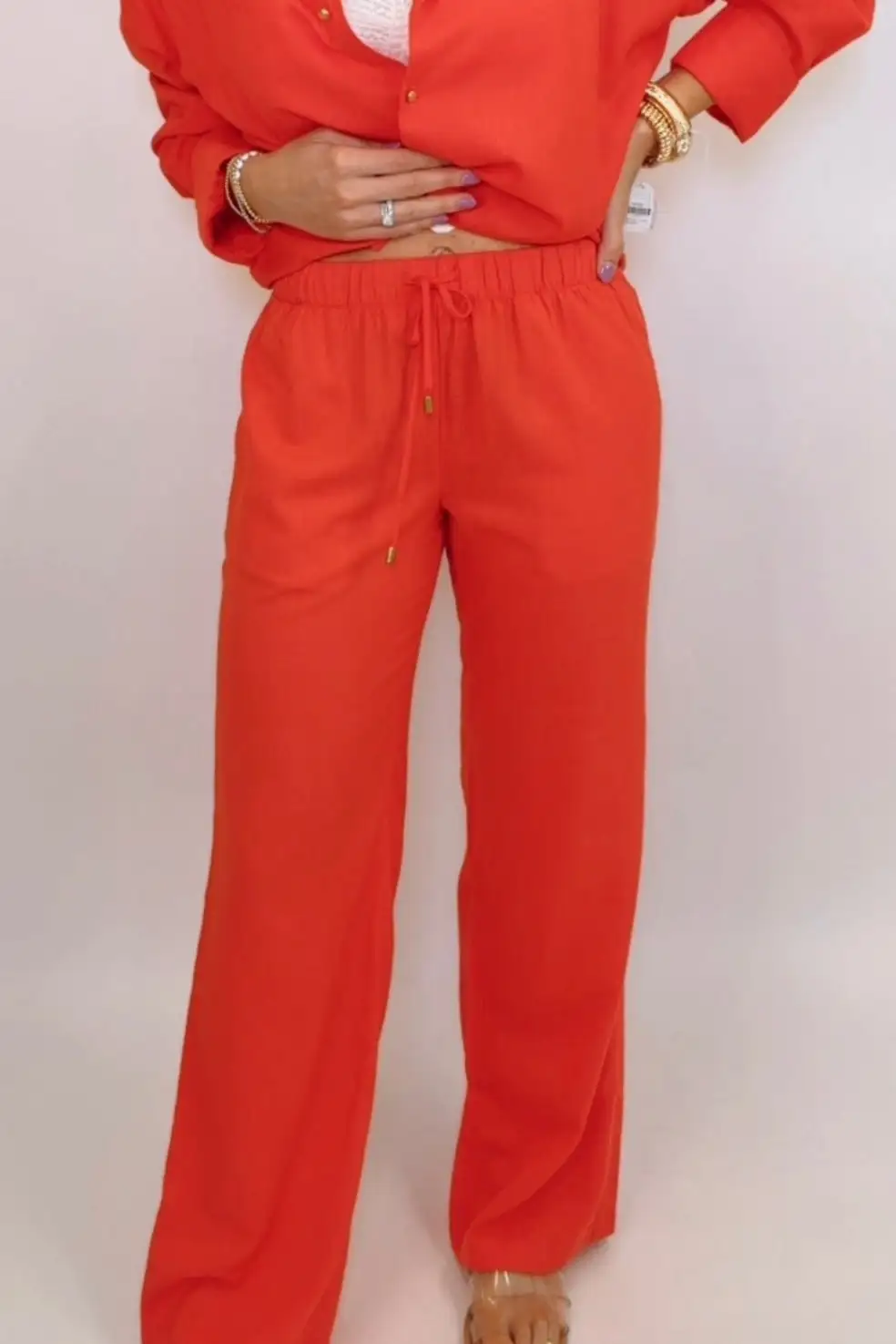 Lounge Comfort Elastic Waist Drawstring Pants