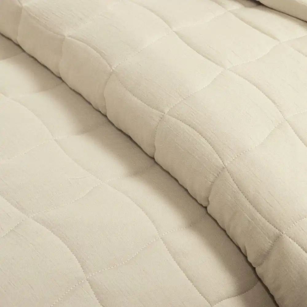 Textured Modern Quilt Bedding Set