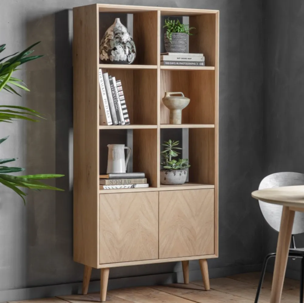 Chevron Display Cabinet