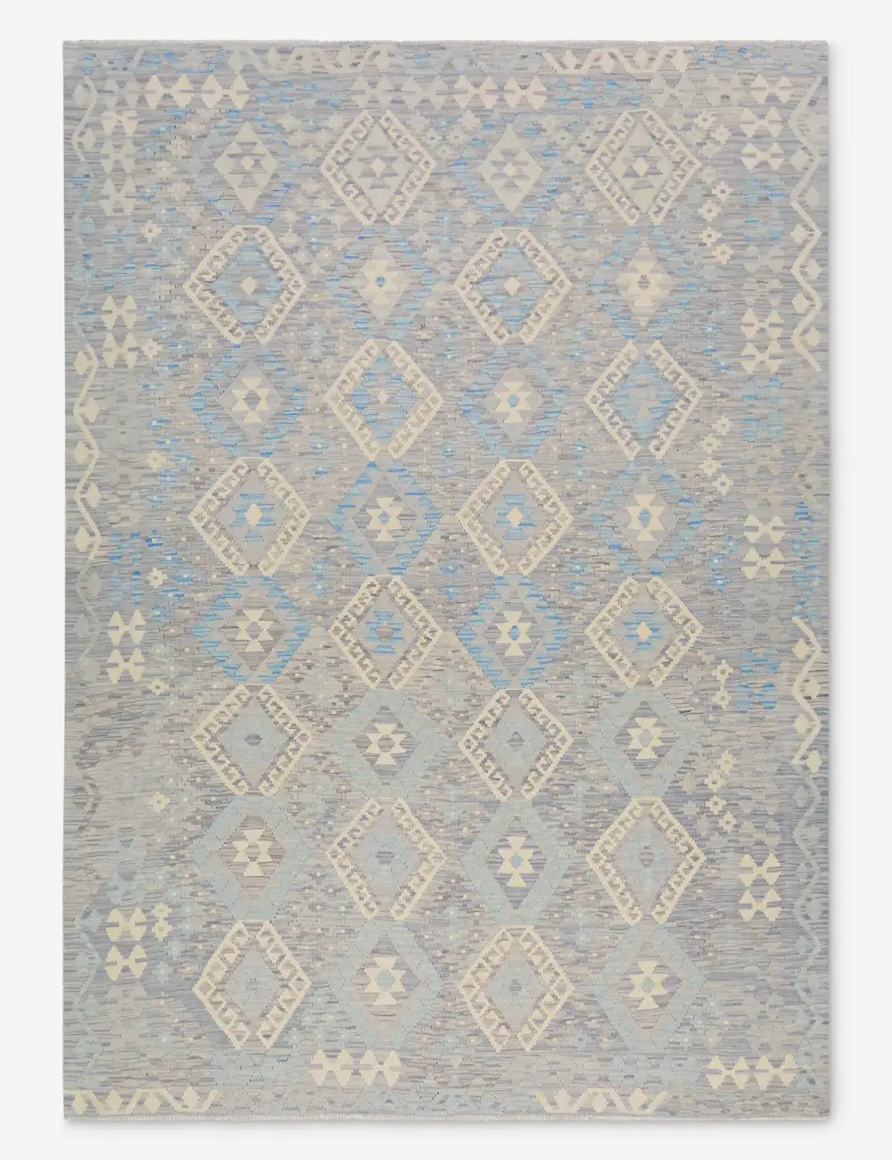 Warm Distinctive Rich Turkish Inspired Hand Knotted Wool Area Rug
