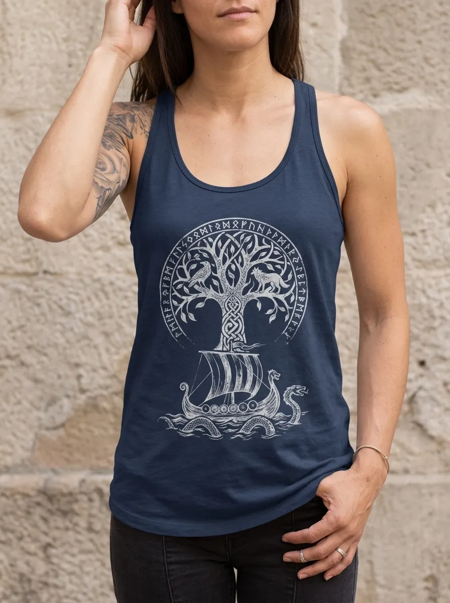 Viking Norse Mythology Tank Top