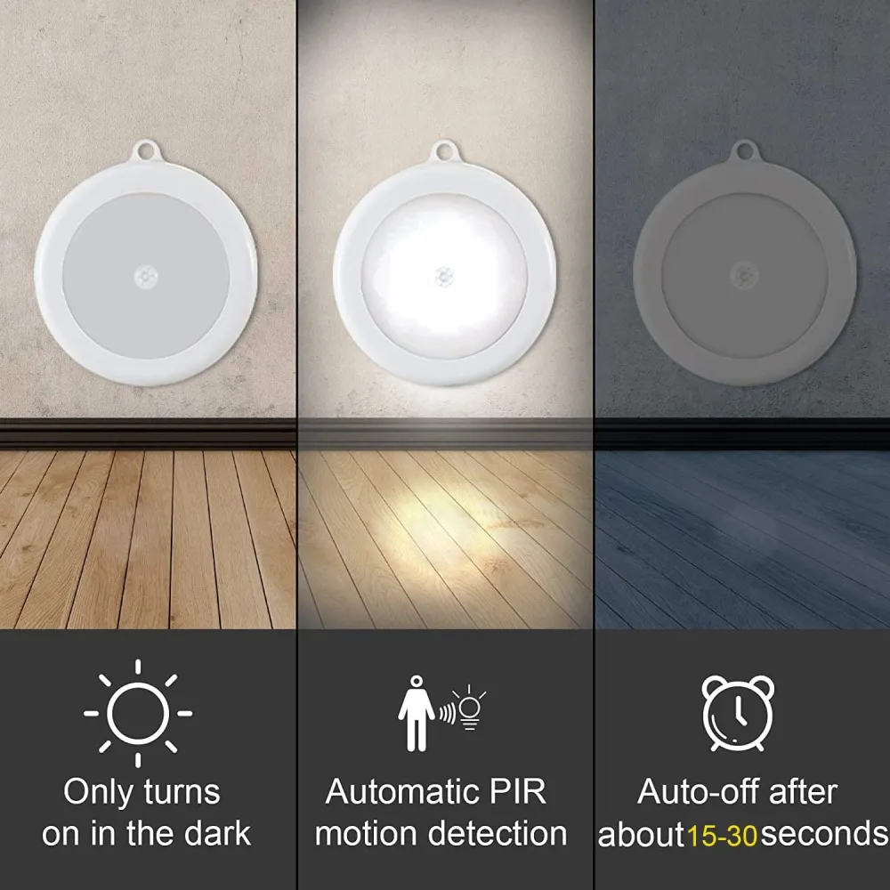 Wireless Motion Sensor Light for Home with USB Charging